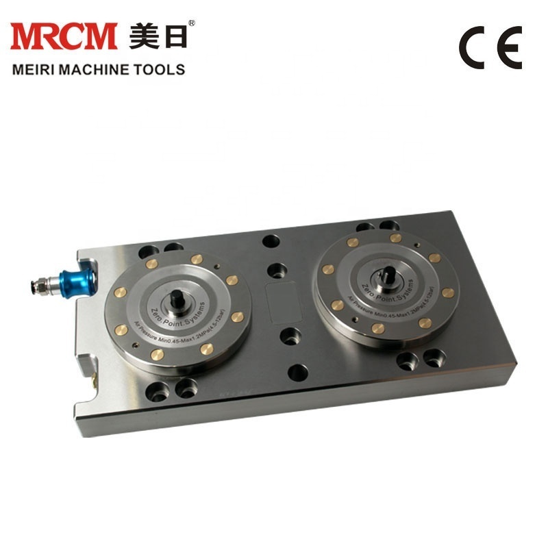 MRCM Precise zero point system 2-center chuck for cnc machine center