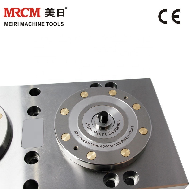 MRCM Precise zero point system 2-center chuck for cnc machine center