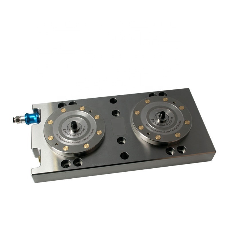 MRCM Precise zero point system 2-center chuck for cnc machine center