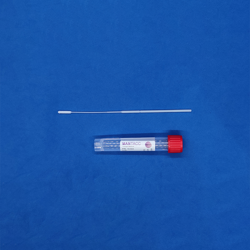 Disposable Sampling Kit For Cell Collection Preservation VTM With 3Ml Inactivated Liquid Sterile Flocked Nasal Swab