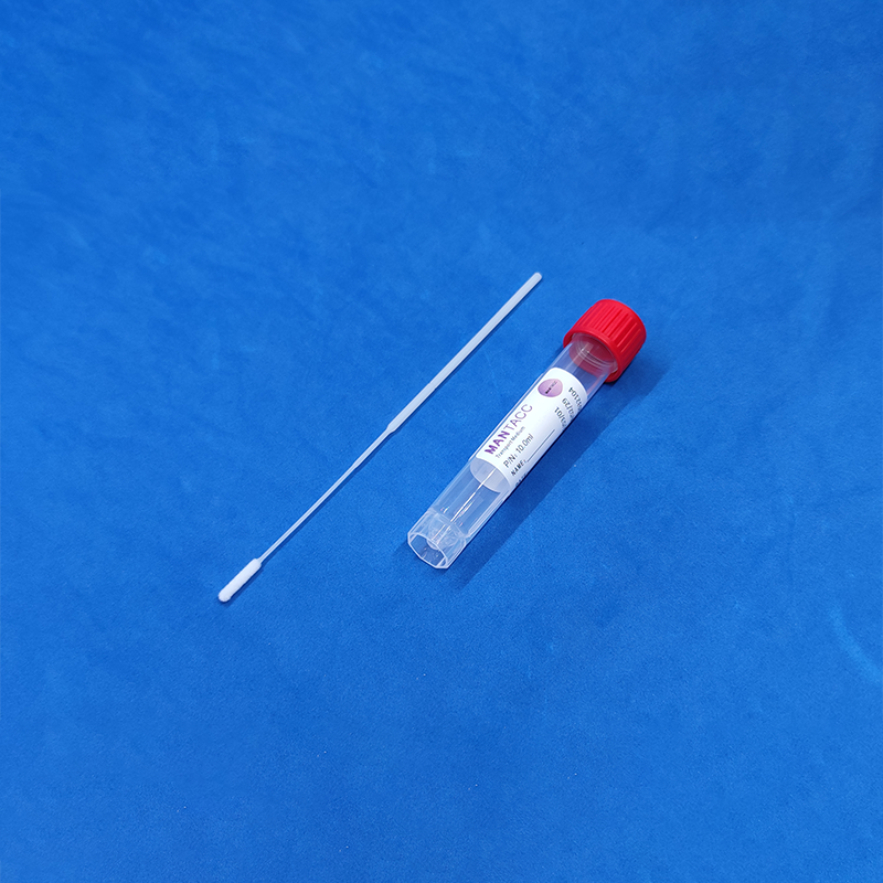 Disposable Sampling Kit For Cell Collection Preservation VTM With 3Ml Inactivated Liquid Sterile Flocked Nasal Swab