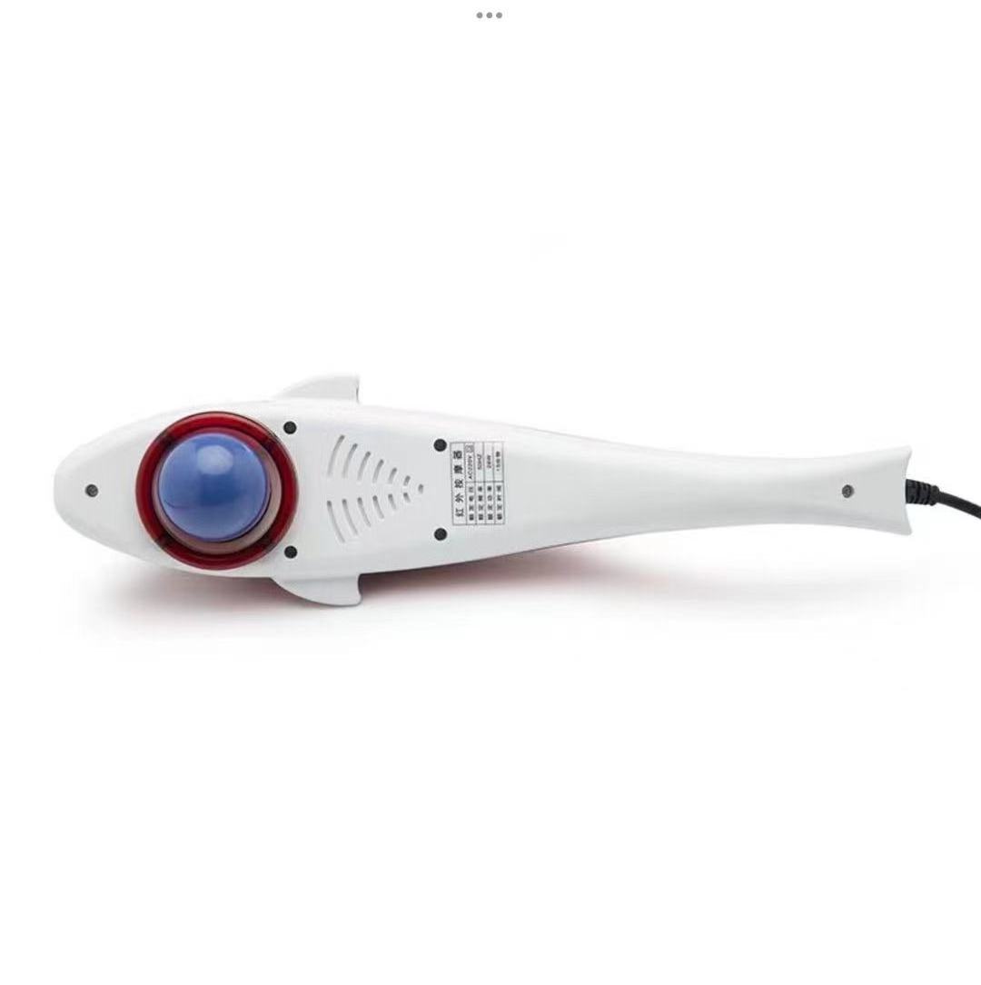 Good Quality Dolphin Blood Circulatory Battery Operated Handheld Massager Machine Body Massage Hammer Vibrating Ce,rohs