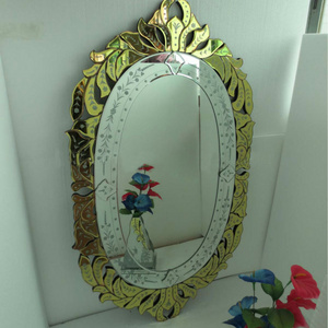 ornate gold frame mirror for bathroom