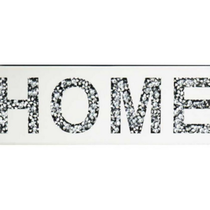 Top Sales Sparkly Rectangle Diamond Decorative Wall Mirror LOVE HOME MR MRS Letters For Home Wedding