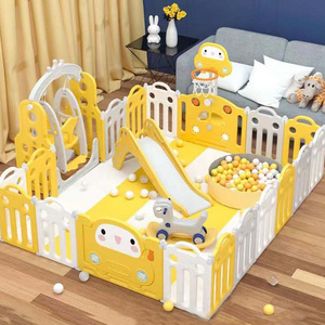 Best selling Children's Park Fence Baby Living Room Indoor Crawling Pad Plus Fence Safety Barrier Activity Area Playpen