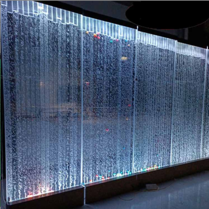 Screens & Room Dividers Custom Made Acrylic Decorative Bubble Wall Water Dancing Wall Indoor Screens Partitions