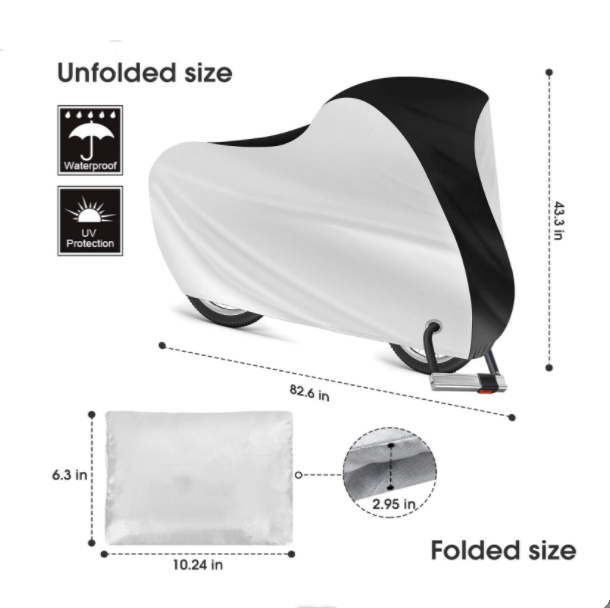 bike cover open road landscape bike rain cover waterproof bicycle cover sun shade