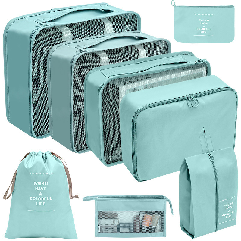 Packing Cubes Set for Travel 10 Pcs Packing Organizers Bags Set with Toiletries Bag for Luggage Suitcase Travel Essential Bag