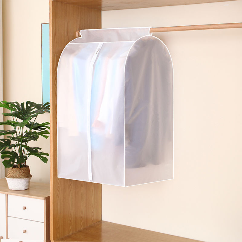 3D Zipper Dust Clothes Cover Clothes Storage Wardrobe Suit Bags Closet Hangers Case Clothing Cover Dust Bag Hanging Organizer