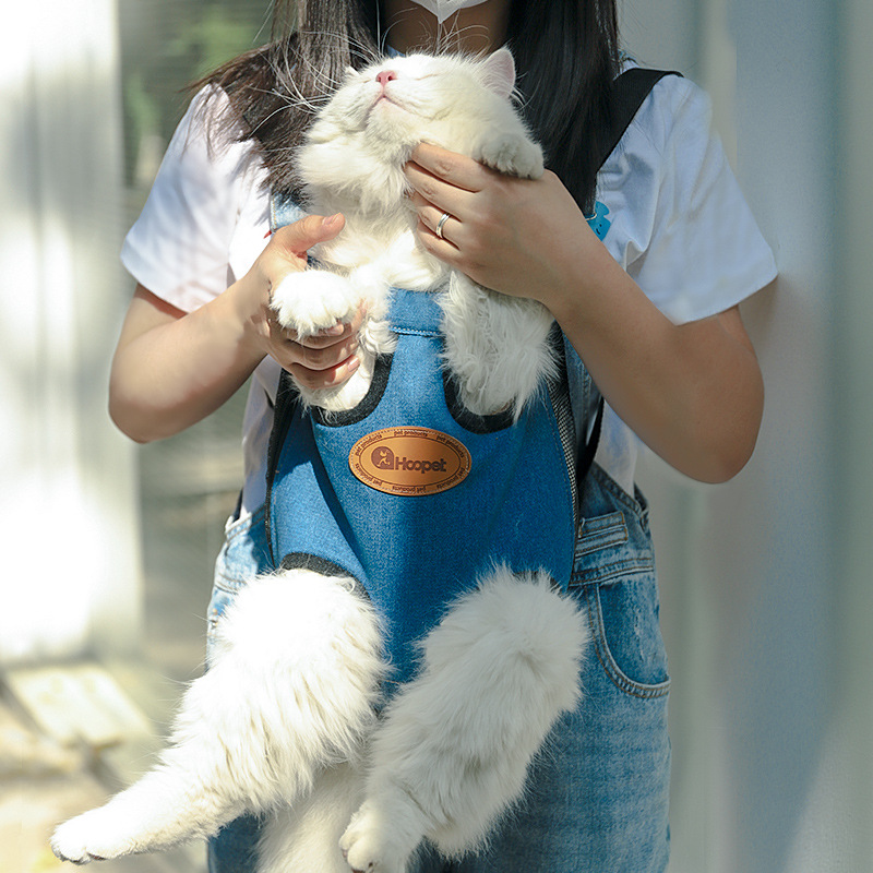 Elegant Cat Transport Backpack Zipper Closure Pet Travel Bag Stocked Pet Backpacks