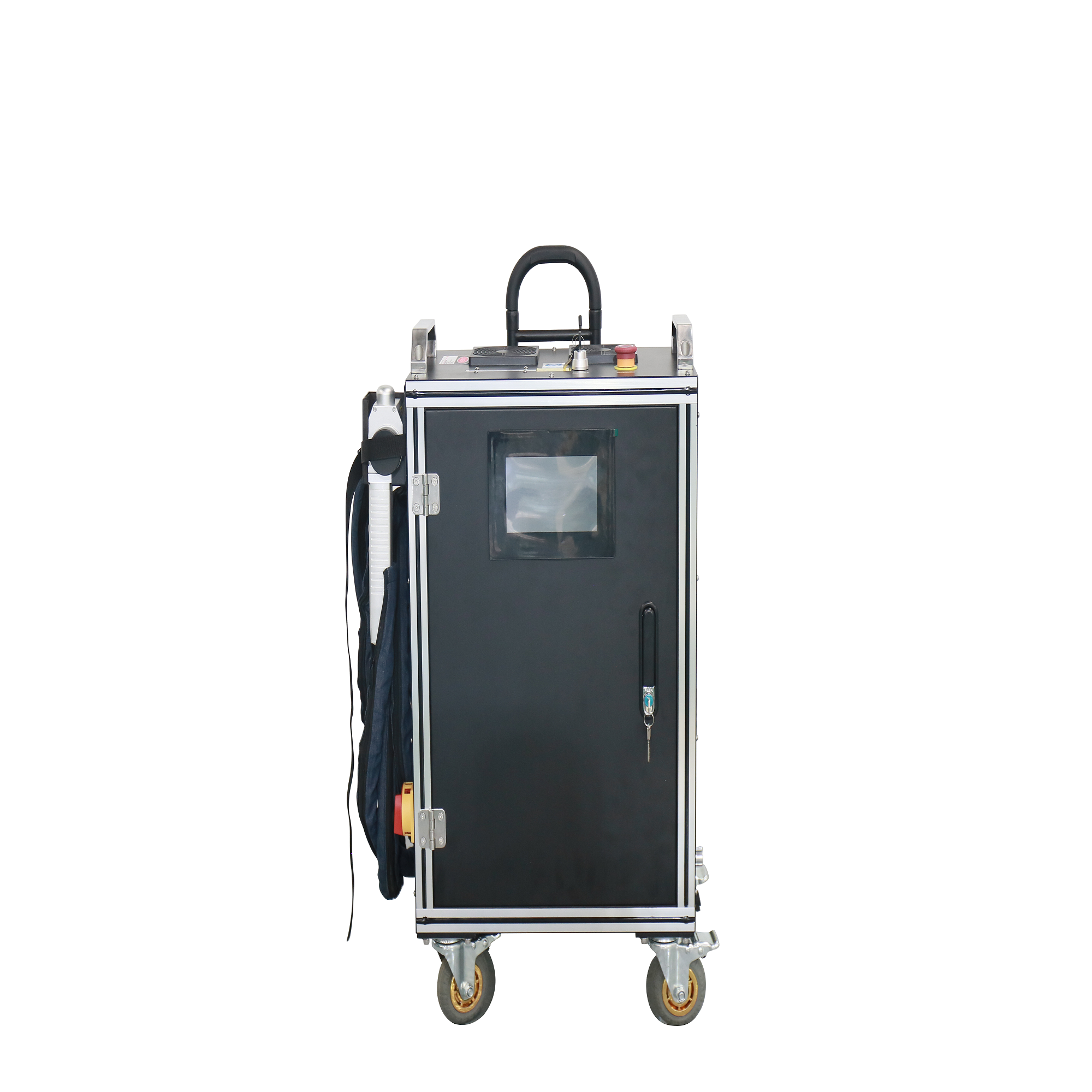 200W luggage type laser cleaning machine portable laser metal /stone/wood rust removal