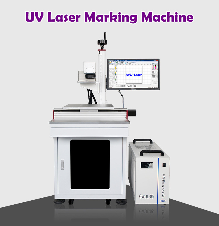 UV laser marking machine marking on glass laser engraving machine marking on plastic marking on crystal