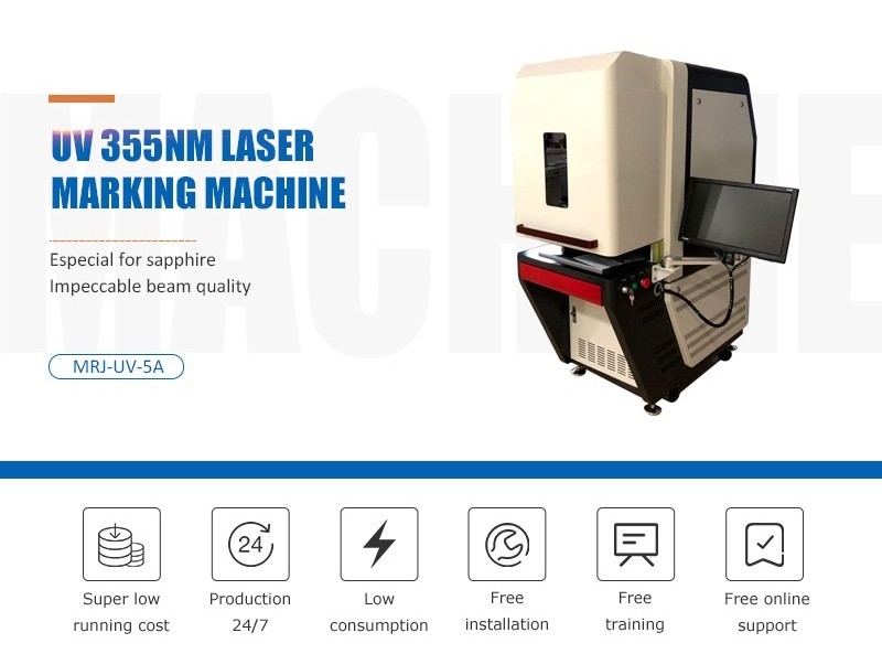 UV laser marking machine marking on glass laser engraving machine marking on plastic marking on crystal