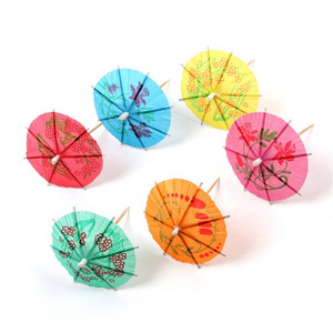 Factory Price Eco Friendly Disposable Toothpick Umbrella Suitable For All Types Of Cups