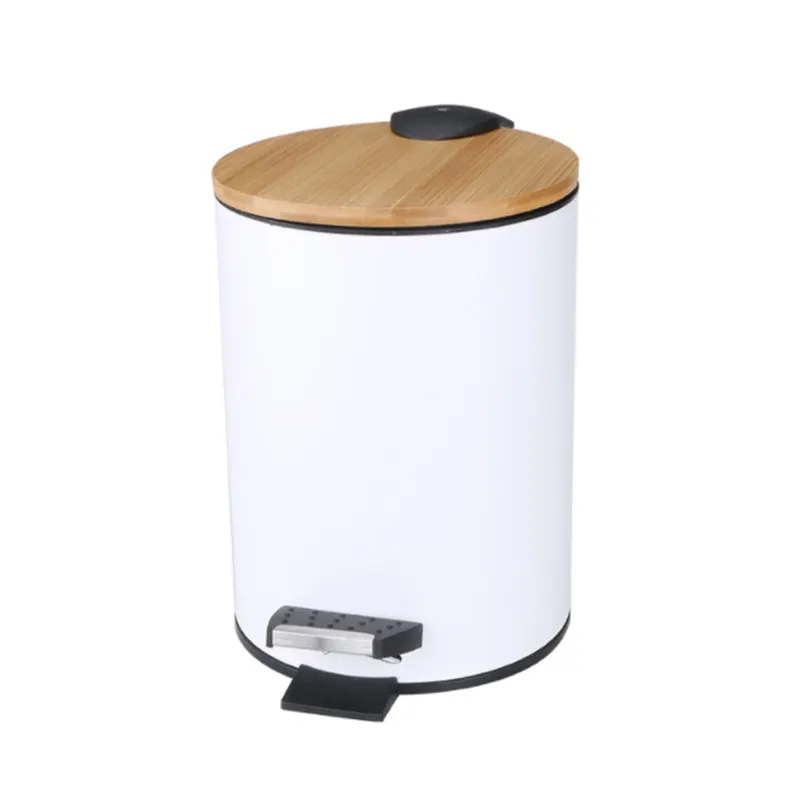 Wholesale Waste Baskets Stainless Steel Trash Can Garbage Can for Office