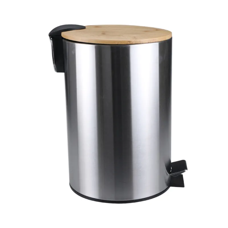 Wholesale Waste Baskets Stainless Steel Trash Can Garbage Can for Office