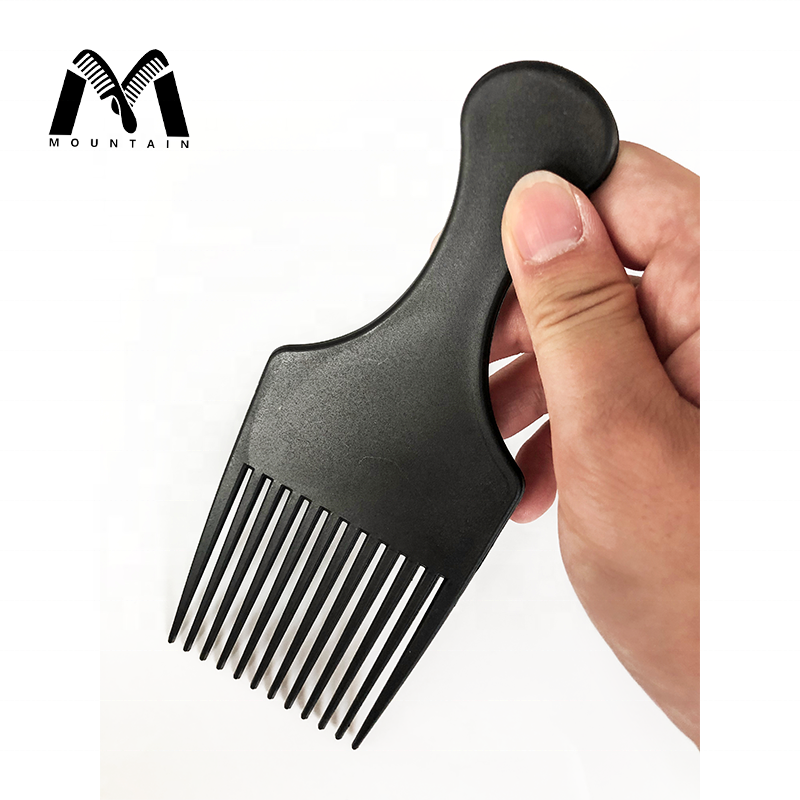 Professional Private Label Anti Static Plastic Afro Hair Straigherning Comb