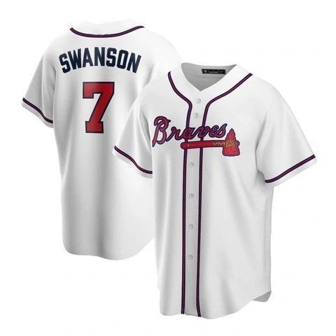 Cheap Wholesale 2023 New Stitched Atlanta Brave Baseball Jersey #13 Acuna Jr. #7 Swanson Hot Sale Embroidery Sports Jersey