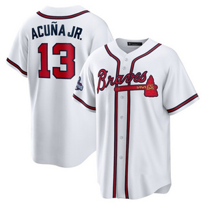 Cheap Wholesale 2023 New Stitched Atlanta Brave Baseball Jersey #13 Acuna Jr. #7 Swanson Hot Sale Embroidery Sports Jersey