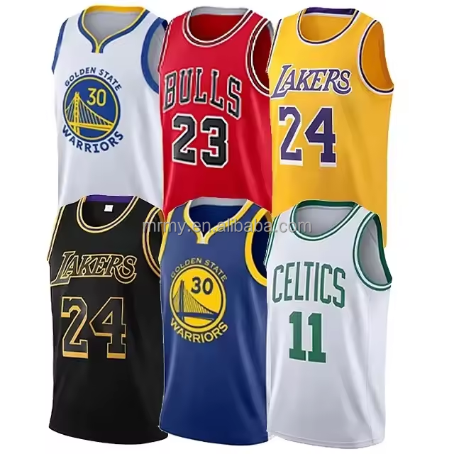 Wholesale Men's Nbaing Basketball Jersey Best Quality #24 Bryant #23  #6 James #30 Curry for 32 teams New Season 2024