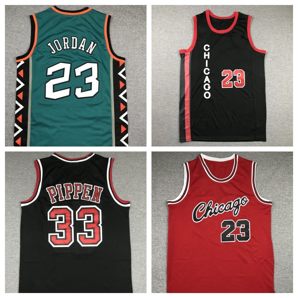 Best Quality #23 #1Rose #33Pippen  #91Rodman #11Derozan#8 Lavine Basketball Jersey Stitched Cool Fashion Hip Hop Quick Dry