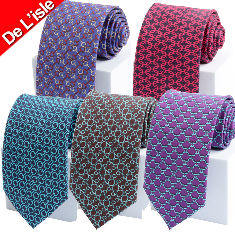 Tie manufacturers Fashion Luxury Handmade Custom Men's Business Necktie Polyester Printed Neck Ties for Men Formal Gifts