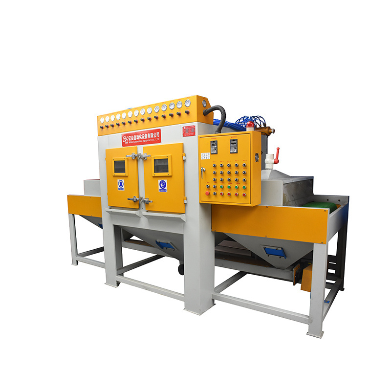 Large Double-Door Conveying Type Automatic Sandblasting Machine Furniture And Wood Sandblasting Machine