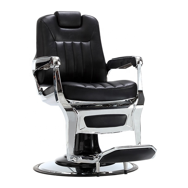 Top selling black leather beauty salon shaving chair hydraulic rotatable barber chairs for sale