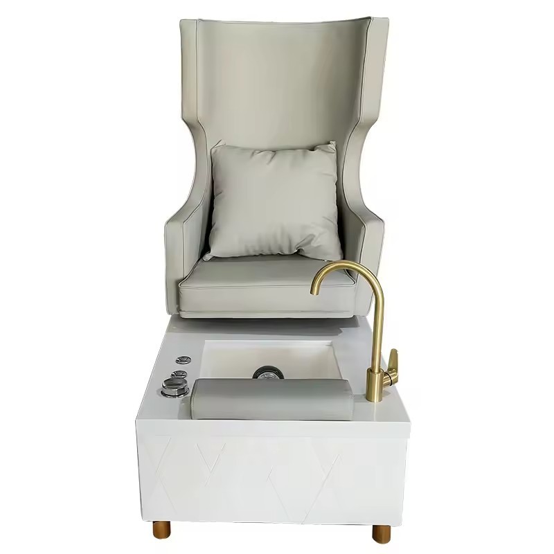 Hot selling modern nail salon equipment foot spa pedicure sofa chair luxury high back pedicure bench for sale