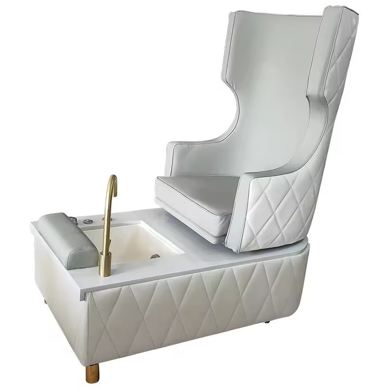 Hot selling modern nail salon equipment foot spa pedicure sofa chair luxury high back pedicure bench for sale