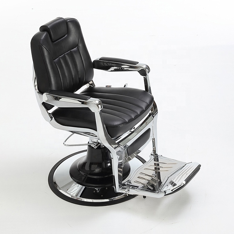 Top selling black leather beauty salon shaving chair hydraulic rotatable barber chairs for sale