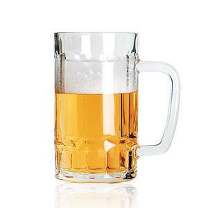 Quick Reply Crystal promotion Steins Diamond Handled Beer Cup Cold Tumbler Glss Cup beer stein with handle