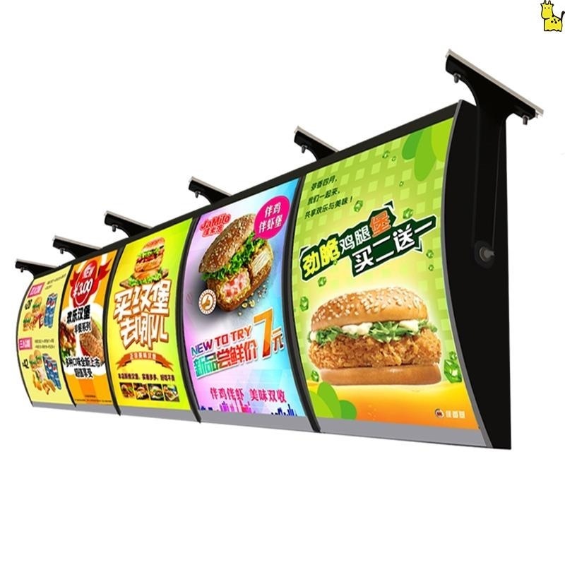 Restaurant Sign light box fast food box led sign billboard led menu board Advertising light box