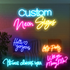 Custom led light neon sign open led neon sign lights for business shop wall hanging custom led light neon sign