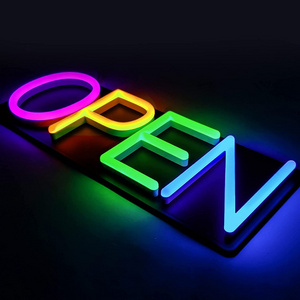 Manufacturer Fast Delivery Neon Light Sign Led Billboard Open Led Neon Sign Lights For Business Shop Billboard