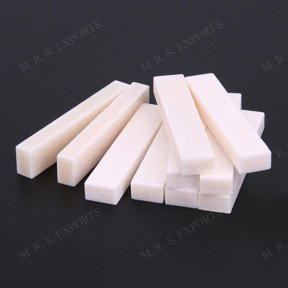 100% Best Quality Bone Nuts & Saddles Real Bone Guitar Picks Bone Guitar Bridge Nuts Bleached And Unbleached At Cheap Prices