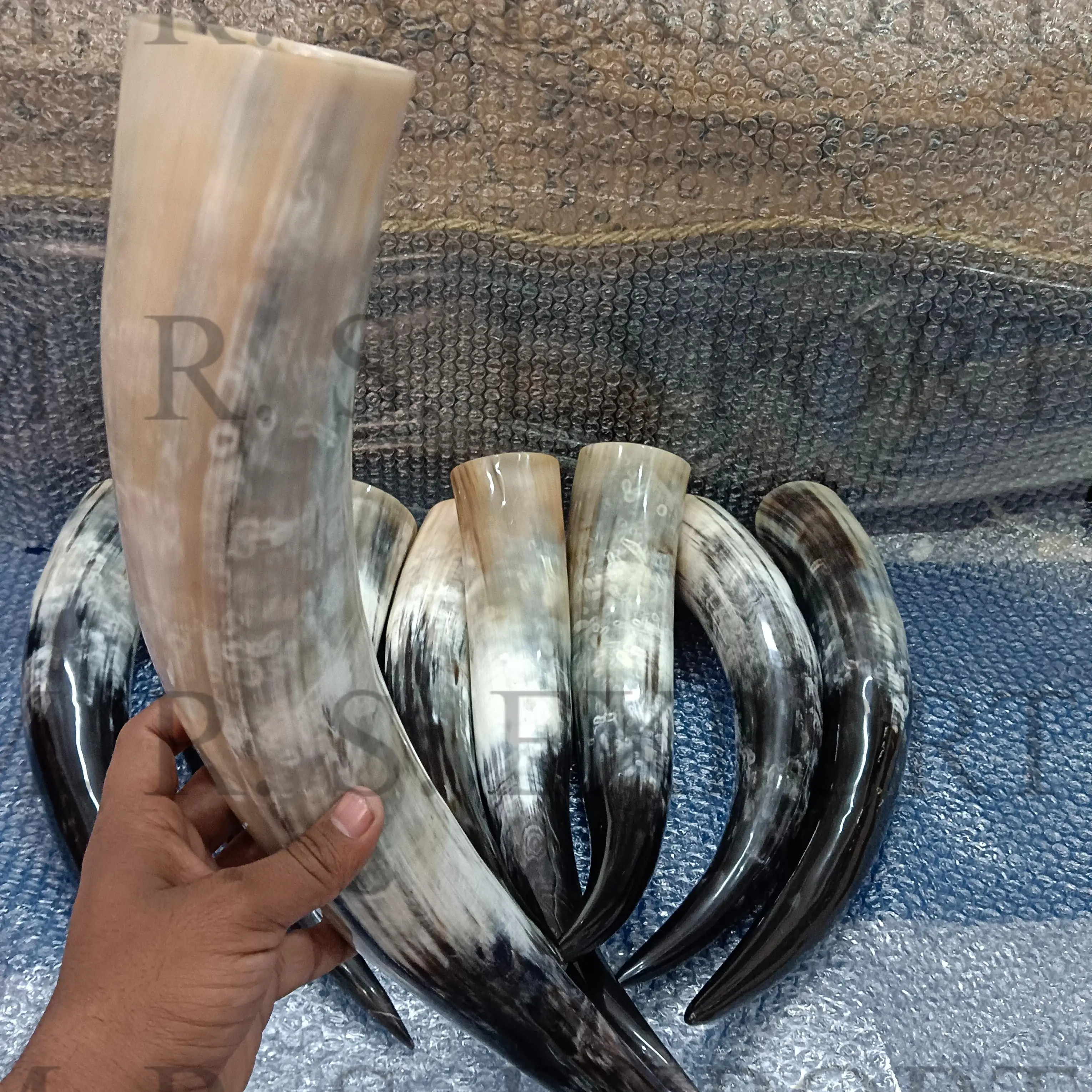 100% Premium Quality Cow Horns Viking Drinking Horns Food Safe For Drinking Use At Very Cheap Prices By Indian Manufacturer