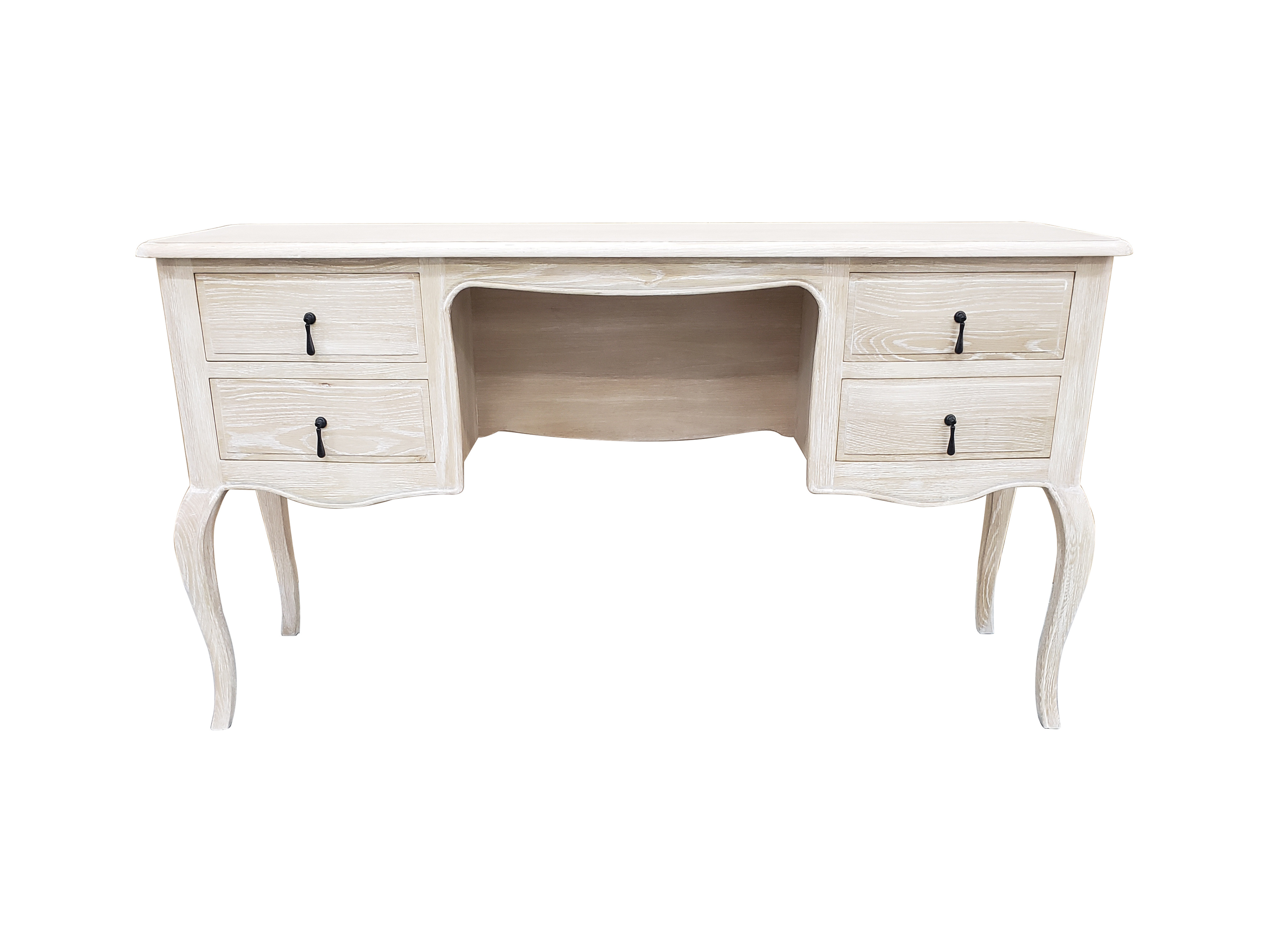 Mrs Woods Mid Century Modern White Oak Wooden 4 Storage Drawers Dresser For Bedroom Furniture