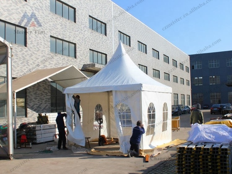 8x8m high-peak pagoda tent wedding marquee for church tents