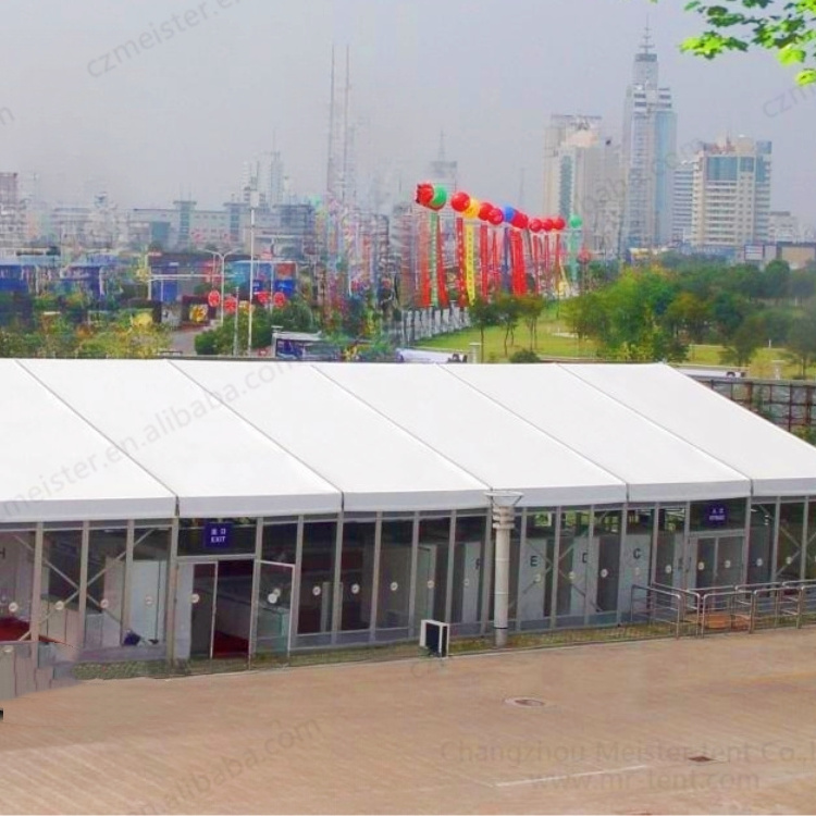 Aluminum big 10x30 canopy outdoor winter party tent with glass wall