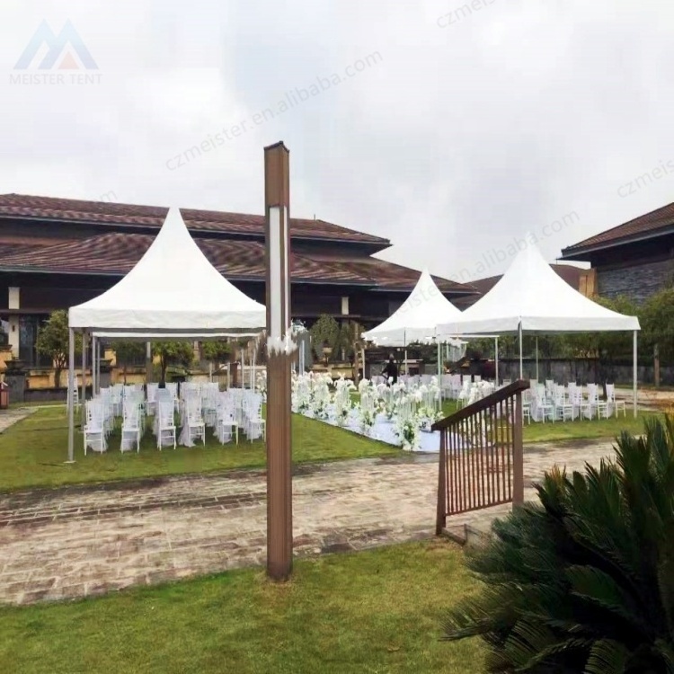 8x8m high-peak pagoda tent wedding marquee for church tents