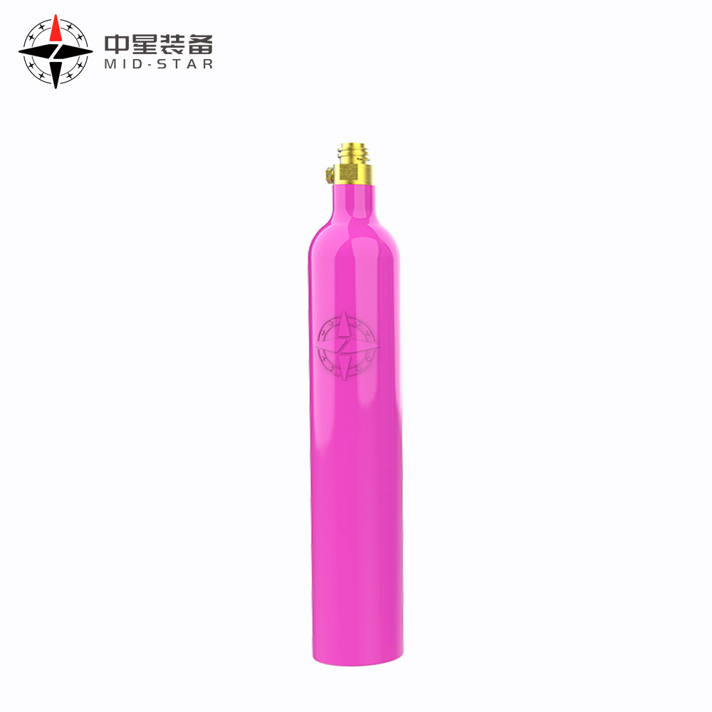 Best quality Food grade 0.6L soda machine filling CO2 Aluminum gas cylinder with valve for co2 bottle Co2 Cartridge for soda