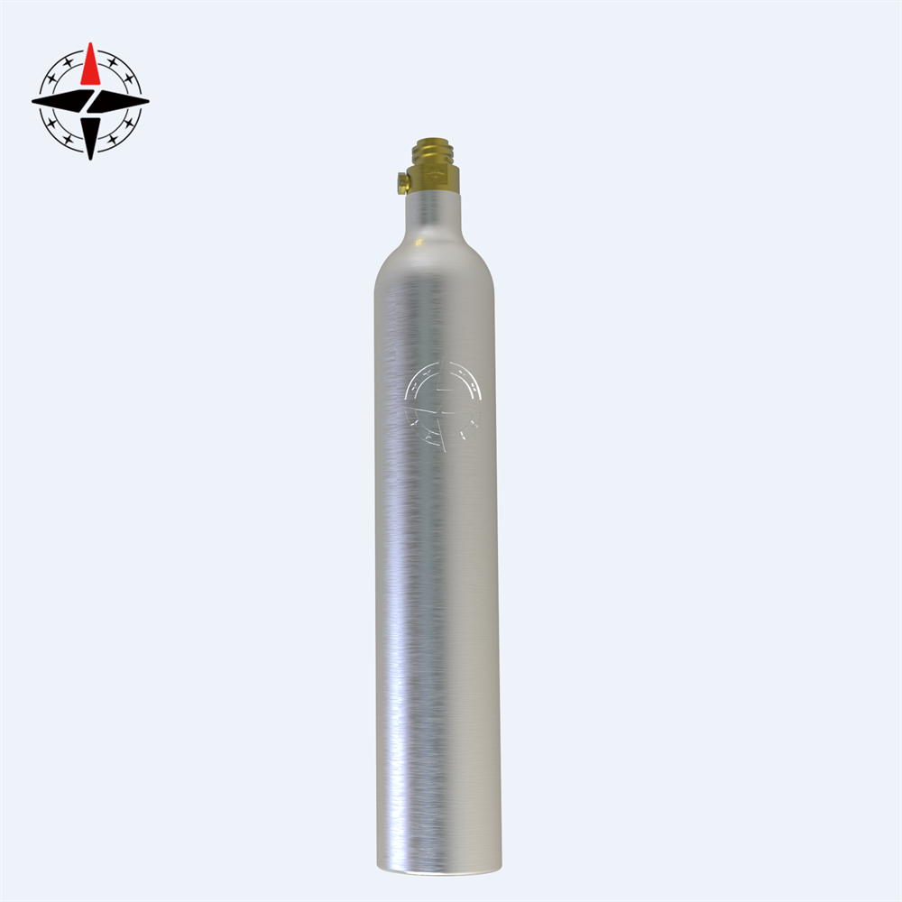 Soda maker custom Food grade  CO2 gas cylinder Refilling Cartridge Canister 0.6L WC 60L CO2 410g 1.34L 13.4L co2 tank