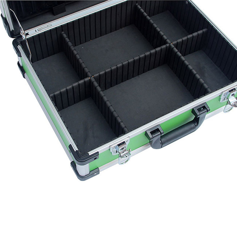 Standard Aluminum Tool Case With Divider And Tool Panel Professional Tool Case With Handle