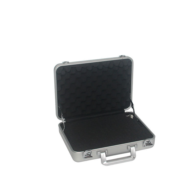 Small Aluminum Hard Tool Carrying Case With Pick And Pluck Foam Aluminum Case With Foam