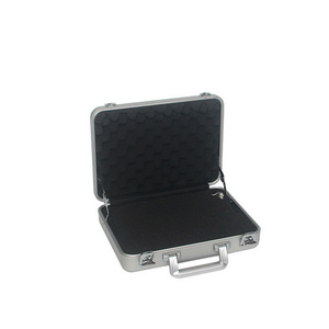 Small Aluminum Hard Tool Carrying Case With Pick And Pluck Foam Aluminum Case With Foam