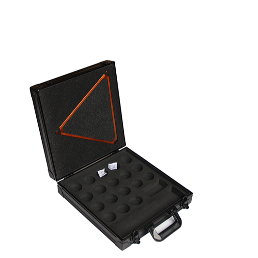 Black Aluminum Snooker Case for Storage Billiards