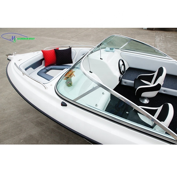 Fiberglass small speed leisure boat for sale  6m 150hp for selling CCS CE Certificates for customers MS Aluminium boat