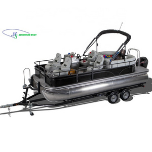 2021new fashion MS Aluminium boat Mini pontoon FOR SELLING 6.5m 115hp for selling CCS CE Certificates for Europe customers