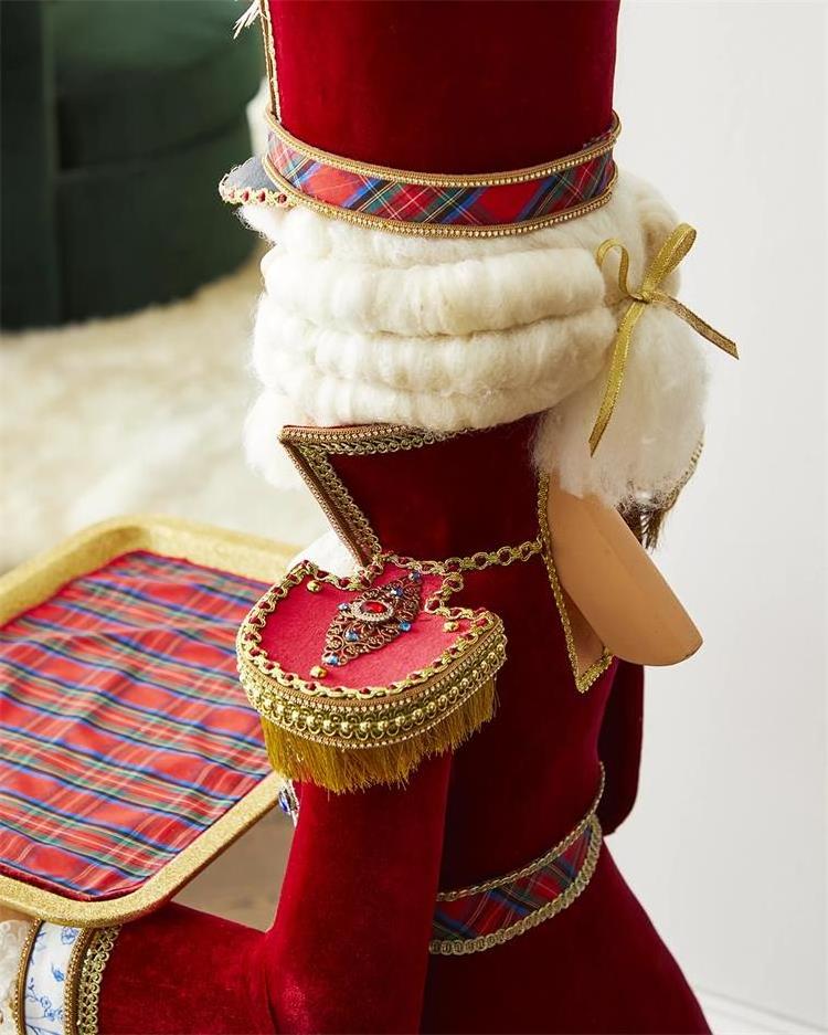 Customized Modern Home Decoration Giant Resin Christmas Nutcracker Cascanueces De Navidad Christmas Nutcracker Resin Crafts